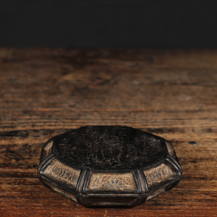 仿古石雕天然青石原石雕 八宝石鼓 中式复古茶席茶垫壶承装饰摆饰