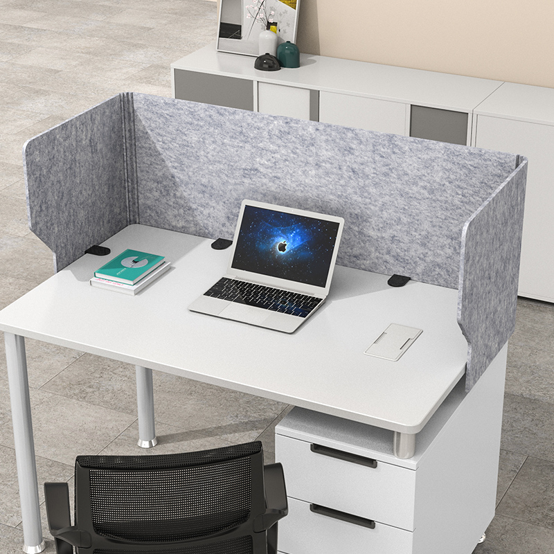 壹巢办公桌面挡板书桌边缘屏风工位挡光板学习课桌防飞沫吸音隔板