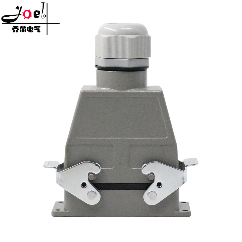 重载连接器32芯冷压矩形航空插头插座HDC-HEE-032工业防水插座1