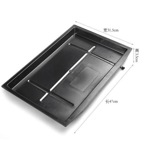 茶盆茶盘长方型接水盘功夫茶具配件 底座 排水托盘零配大全漏水盘