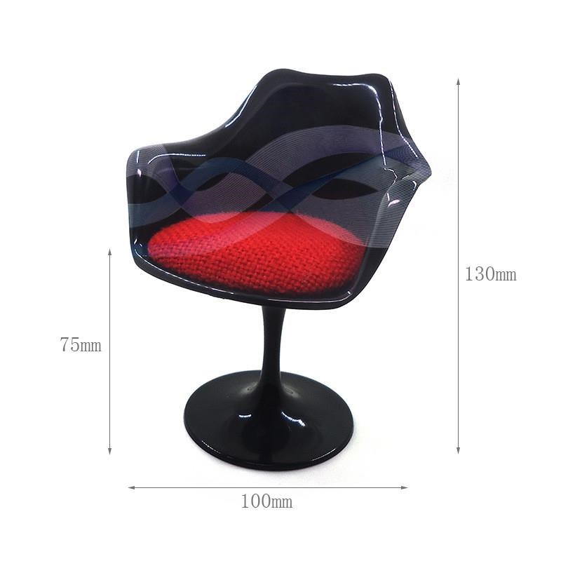 霍客森定制椅子郁金香无扶手餐椅简约设计师转椅办公椅会客椅子