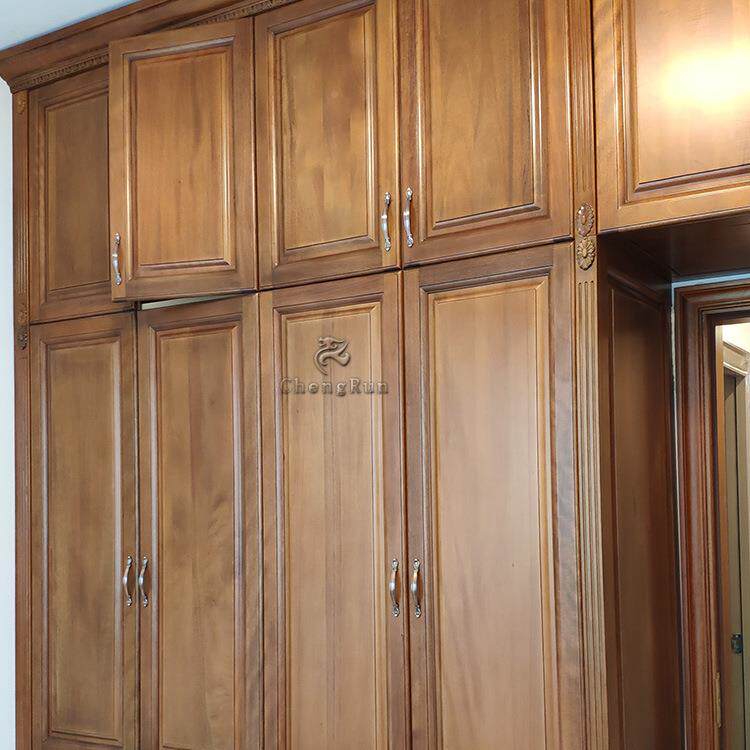 现全屋代定制用整具体KVN实木衣柜门定制新中式卧室家衣橱家衣柜