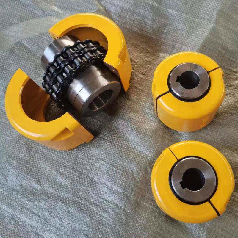 滚子链联轴器链条联轴CPM联GL带罩壳链条轴器C链条罩器壳K联轴器