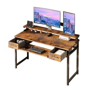 公职员LAG手提2人工室作电脑桌抽位屉储物笔记本员工办卡桌子