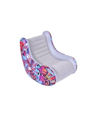 ILONG厂家直销懒人充气发简约休闲午睡KRB躺椅创便携意折沙叠沙J