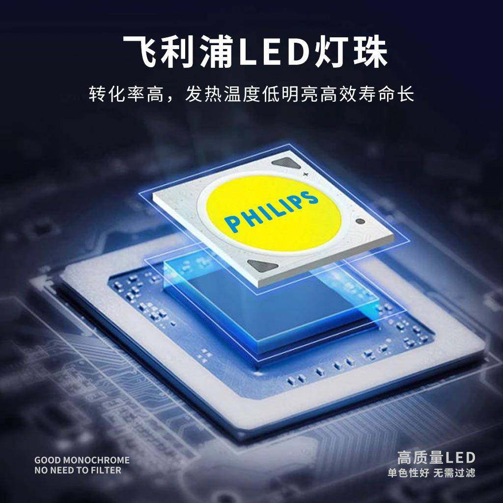 LED防炫目羽毛球房场排馆专用无频闪直播无-影篮球球网球灯羽乒乓