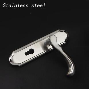 锁不锈钢木门锁静音15/160/165大小5ONX0手换/58锁体执锁室内5卧