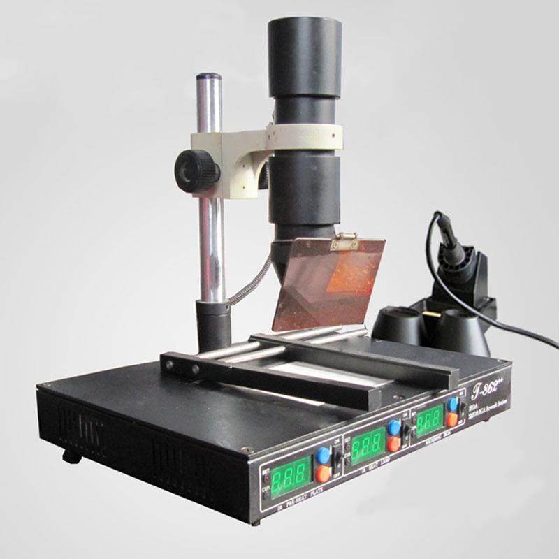 惠返修普台T62++智手机芯片拆JLB焊维修顶部8红外能灯+预热底盘加