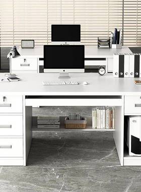 脑桌家用带锁约台式办公F78M5S8M桌椅电组合简带屉职抽员单人办公