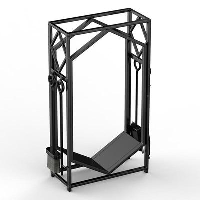 式乡村架家用木柴架柴火壁美艺炉家居RA30036铁烤火炉工具四件套