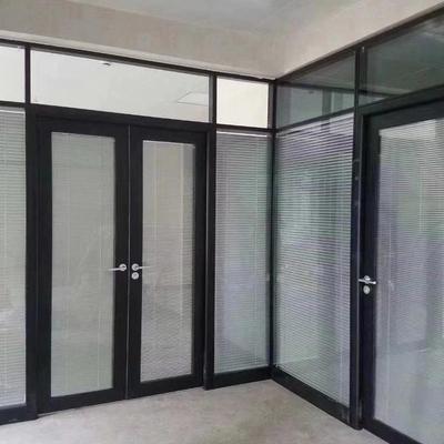 办公室玻璃隔断铝金空百叶合XOD单双玻隔断墙室中内字写楼办公玻