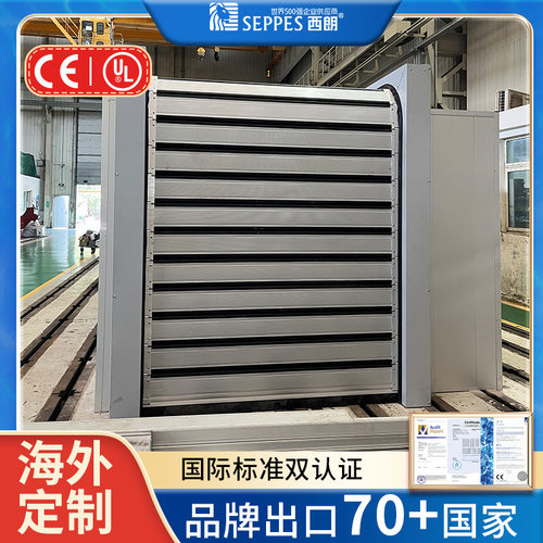 环保行业设备间抗风硬质快速门电动铝合金涡轮硬质螺旋快速门