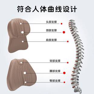 D7S英才星新款汽车头枕驾驶车用座椅护颈护腰车载记忆棉腰靠四季