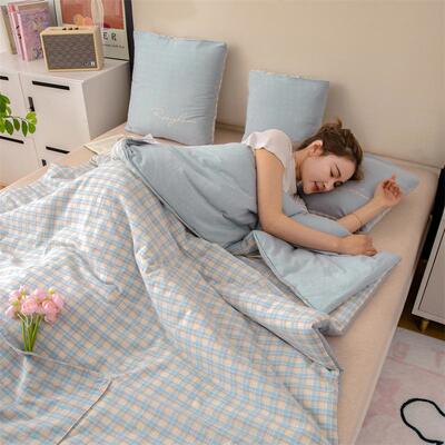 A类母F98MHMJ9婴级抱枕子两用加厚办公室午睡多功枕子头毯二被合