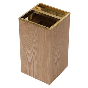 log酒o酒店垃圾桶无品牌 简约实用高档纸篓店木大堂箱民宿制垃圾
