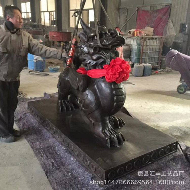 铜貔貅现货供应铜雕貔貅厂家金属工艺品 HYTD-694