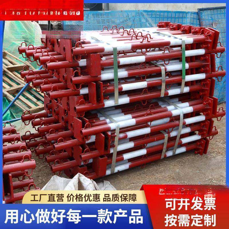 工地生TNY立线安命全线安全柱安钢结构全绳立柱安全支柱立杆防护