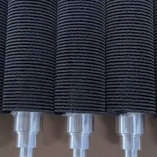 工业毛刷辊滚筒刷圆形尼龙缠绕玻璃清洗机筛沙除尘空心毛刷辊