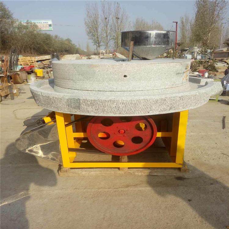 全自磨面粉机玉米小0麦磨VFA面动机8石型五谷杂粮电动石磨机