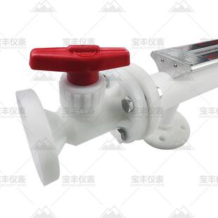 厂直售耐酸碱PMP家材质磁板翻液位计4BSB 报警开关量 20A远传