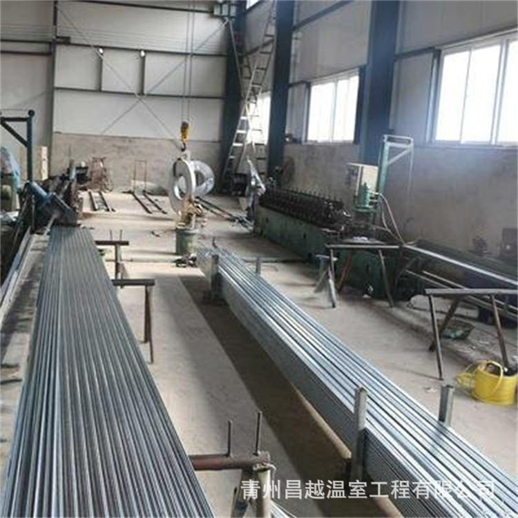 热镀锌温室大棚钢架一体建造