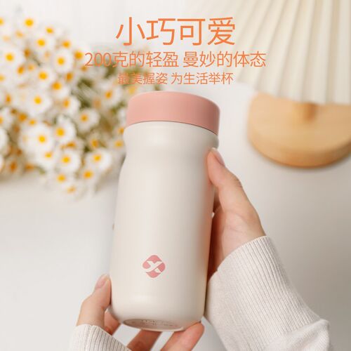 杜小羊 保温杯女生高颜值便携小巧水杯2025新款可爱316不锈钢杯子