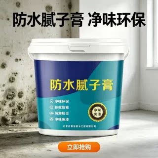 【下单立减50】防水防潮免漆补墙膏墙面修补白色腻子膏室内墙PJ3