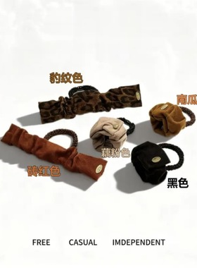 【下单立减50】丝绒弹力高级感发圈高马尾狂欢季气质不伤发绳YF2