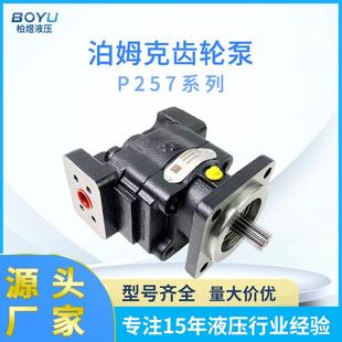 液压齿轮泵P257系列三一采煤机用液压油泵高压外啮合齿轮泵