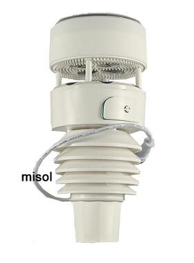 超声波气象站 RS485 Modbus 风速风向雨量温湿度WN90LP