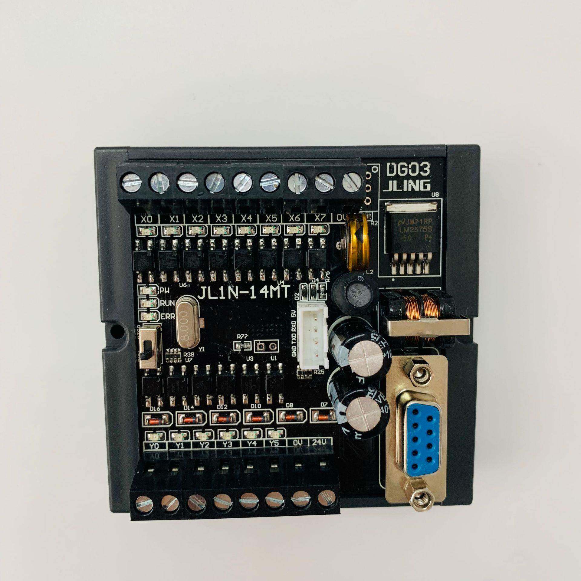 XN1-DG380入6出晶体管输出带模拟量国产LEHplc工控板可F编辑控制