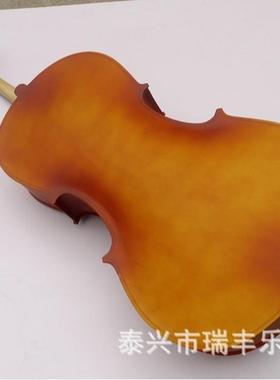 亮光光白色黑4/43/4色大提琴初学哑人者儿童成练习大琴提彩色大提