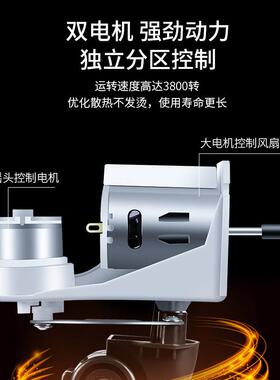 车载扇用24v风大货车汽车12风V通用车11寸大功率DS11C5-1大力制冷