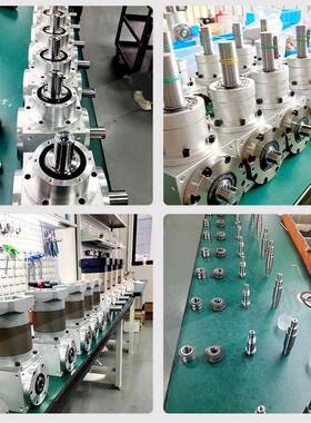 高精速AT/AT-F90度直角换向器角减机螺转伞齿轴旋孔输出配伺服电