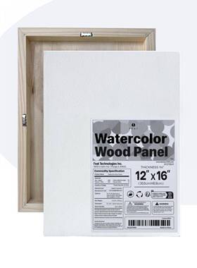 High-quality Finnish Pine Watercolor & Acrylic Painting Boar