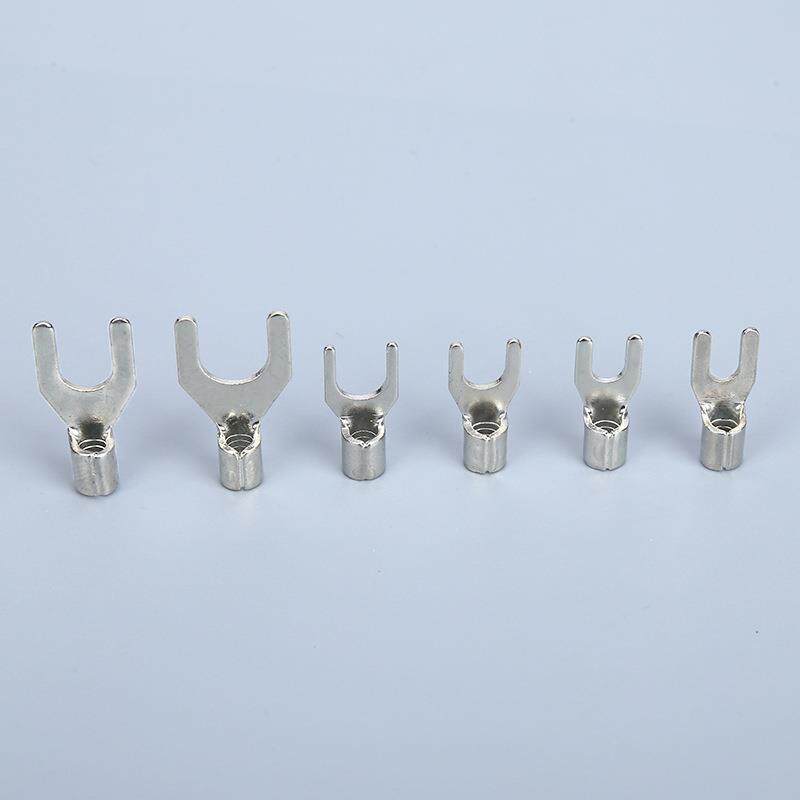 凯士通SNB55铜-6.叉型形裸端头Y冷SNBS5.5-压接线端子UT鼻子厂家