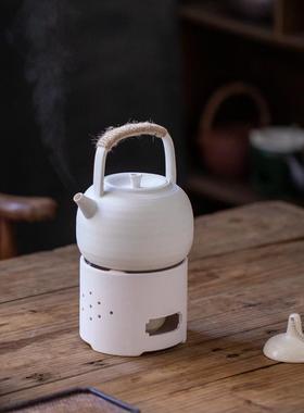 陶瓷酒精子复古家温茶炉炉酒精灯底56180座明火外煮茶器用户加热