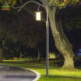 特色单头庭院灯深灰色市电高灯公园广场学校街道示范区园区行道灯