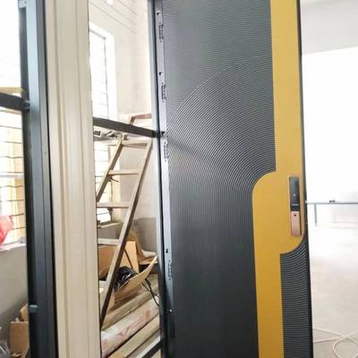 城小非标铝门防盗门户门精雕铸铸铝门子母门别入墅入户市装UWB甲