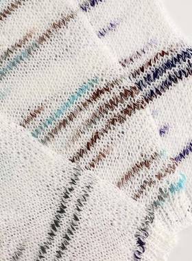 栎不美7.8支水彩纱肚规则段染MDL纱线小纱曲珠毛线87%涤纶腈13%纶