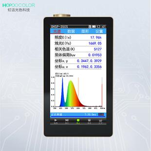 彩照度计植物灯PPFD蓝光频闪测试仪TM-30红外光谱辐照计