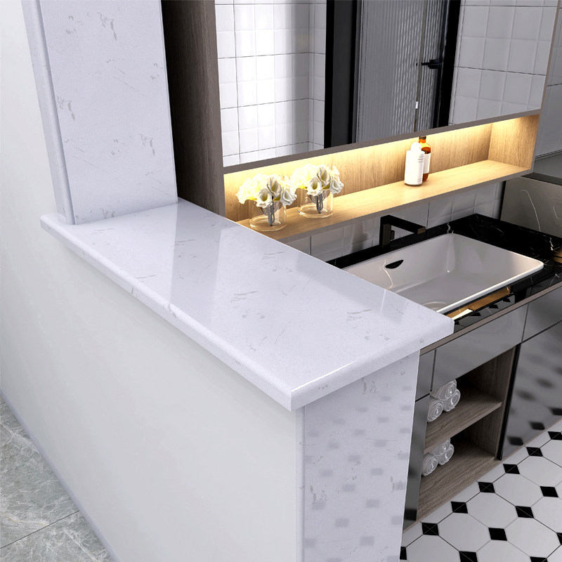 人造大理石卫生间半墙台面垭口门窗套包边过门石窗台石飘窗板定制