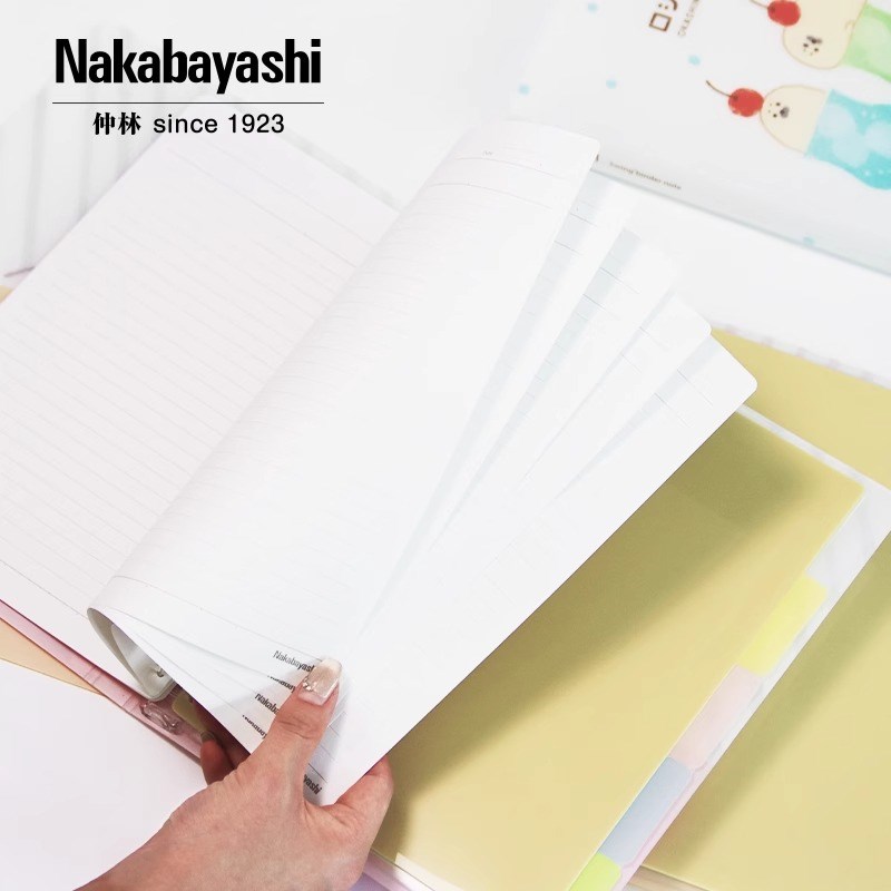 【古川纸工】仲林B5活页本限定活页笔记本学生本子打扰了不硌手