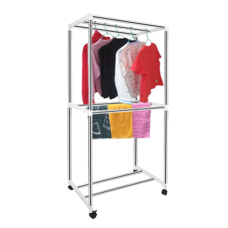 干衣机配件烘干机衣架不锈钢管衣柜塑胶连接杆衣物烘衣机家用