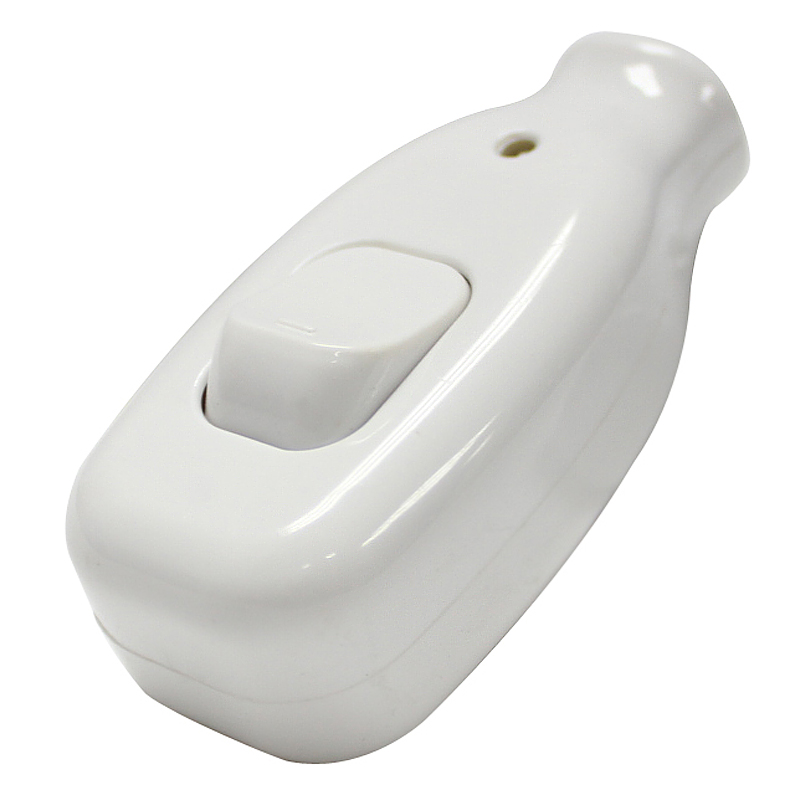 南帆电工 单线单控床头开关手捏按钮 家用迷你按压式灯开关 20个