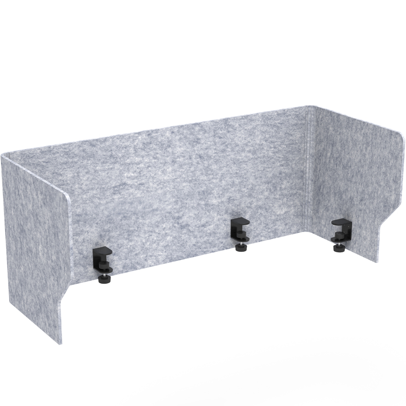 壹巢办公桌面挡板书桌边缘屏风工位挡光板学习课桌防飞沫吸音隔板