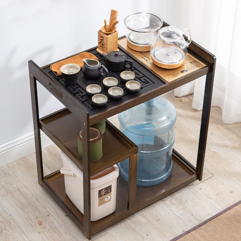 移动茶桌家用小茶台客厅迷你功夫茶几茶车阳台烧水泡茶盘茶具套装