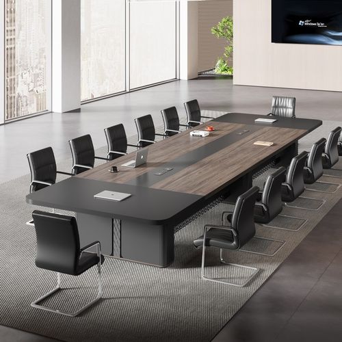 会议桌长桌办公桌会议室大型洽谈桌培训桌椅组合简约现代长条桌子