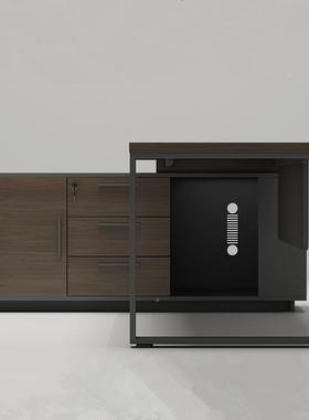 福州老板主桌简约现办BHQ公代公家具大班台财务管经理桌单人办桌