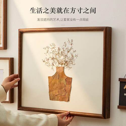 电箱装画遮挡箱免打QAM孔客厅电箱闸简约现代电表盒配电饰箱表挂